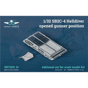 Infinity Models 1/32 SB2C-4 Helldiver Opened Gunner Position PE Detail Set