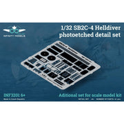 Infinity Models 1/32 SB2C-4 Helldiver Surface PE Detail Set