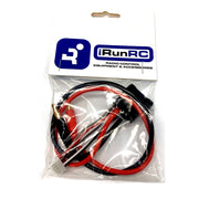 iRunRC Charge Lead - TRX ID 4S - 14AWG Silicone Wire - 30cm (1pce)