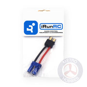 iRunRC Conversion Lead EC5 Female TRX Male 14AWG 4cm 1pc