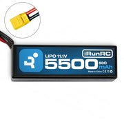 iRunRC 11.1V 5500mAh 50C Hard Case LiPo Battery (XT90 Plug)