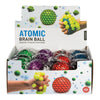 IS 73545 Atomic Brain Ball 6cm Assorted Colours 1pc