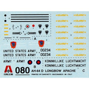 Italeri 0080 1/72 AH64D Apache Longbow