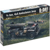 Italeri 0326 1/35 Dday 1/4 Ton 4X4 Ambulance Jeep WWII