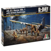Italeri 1356 1/72 Dday As.51 Horsa Mk.I/II and British Paratroops
