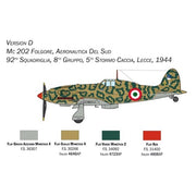 Italeri 1439 1/72 Mc 202 Folgore