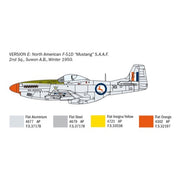Italeri 1452 1/72 F-51D Korean War with Super Decal Sheet