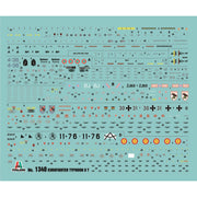 Italeri 1457 1/72 Eurofighter Typhoon EF-2000 In RAF Service Super Decal Sheet