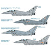 Italeri 1457 1/72 Eurofighter Typhoon EF-2000 In RAF Service Super Decal Sheet