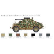 Italeri 15769 1/56 Sd. Kfz. 222-223