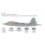 Italeri 2822s 1/48 Lockheed Martin F-22A Raptor