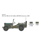Italeri 3635 1/24 Jeep Willys MB 80th Anniversary