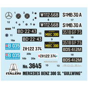 Italeri 3645 1/24 Mercedes Benz 300SL Gull Wing