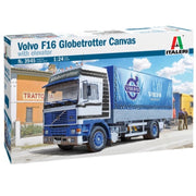 Italeri 3945 1/24 Volvo F16 Globetrotter Canvas with Elevator 8001283039451