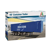 Italeri 3951 1/24 40ft Container Trailer Plastic Model Kit