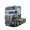 Italeri 3952 1/24 Scania R730 Streamline Show Truck with Chromed Adhesive Sheet