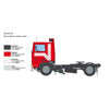 Italeri 3957S 1/24 Volvo F-12 Intercooler (Low Roof) with Accessories