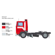 Italeri 3957S 1/24 Volvo F-12 Intercooler (Low Roof) with Accessories