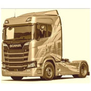 Italeri 1/24 Scania S770 4x2 Normal Roof