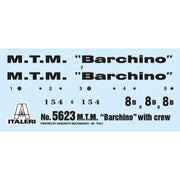 Italeri 5623S 1/35 M T M Barchino with Crew