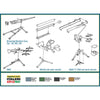 Italeri 6421S 1/35 Modern Light Weapon Set