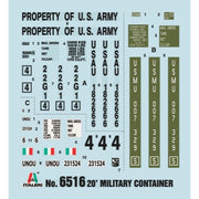Italeri 6516 1/35 20FT Container
