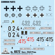Italeri 6572S 1/35 Sd.Kfz.234/2 Puma