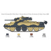 Italeri 6579 1/35 Crusader Mk II with 8th Army Infantry Rubber Tracks and 5 Figures