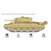 Italeri 6579 1/35 Crusader Mk II with 8th Army Infantry Rubber Tracks and 5 Figures