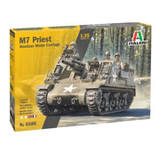 Italeri 6580 1/35 M-7 Priest Gun Self Propelled Howitzer with Glueable Tracks