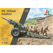 Italeri 6581 1/35 M-1155mm with Gun Crew 6 Figures