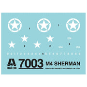 Italeri 7003 1/72 US M4 Sherman