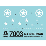 Italeri 7003 1/72 US M4 Sherman