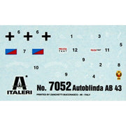 Italeri 7052 1/72 Autoblinda AB 43