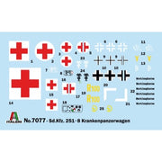 Italeri 7077 1/72 Sd.Kfz 251/8 Ambulance
