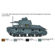 Italeri 7084 1/72 Panzerkampfwagen 35 with Glueable Rubber Tracks