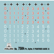 Italeri 7504 1/72 PZKPFW V Panther Ausf G Fast Assembly