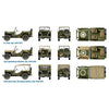 Italeri 7506 1/72 1/4 Ton 4x4 Jeep 2 Pack