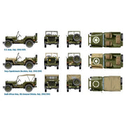 Italeri 7506 1/72 1/4 Ton 4x4 Jeep 2 Pack