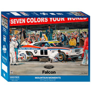 Impact Puzzle Ford Mountain Moments Pitstop Falcon XC 1000pc Jigsaw Puzzle
