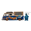 Jada 31751 1/24 Cookie Monster with 1963 VW Bus Pickup Sesame Street Diecast Car