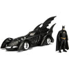 Jada 98036 1/24 Batman Forever Batmobile with Batman Figure 1995 Movie Diecast Car
