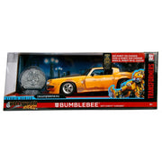Jada 99307 1/24 Chevy Camaro Transformers with Collectible Coin Movie 1977