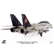 JC Wings 1/72 F-14B Tomcat US Navy VF-11 Red Rippers Thanks for the Ride 2005