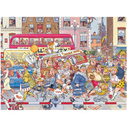 Jumbo 19167 Wasgij Original Puzzle Full Monty Fever 1000pc Jigsaw Puzzle