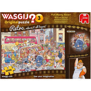 Jumbo 19167 Wasgij Original Puzzle Full Monty Fever 1000pc Jigsaw Puzzle