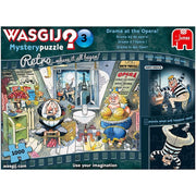 Jumbo 19168 Wasgij Mystery Puzzle Drama at the Opera 1000pc Jigsaw Puzzle
