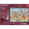 Jumbo 19169 Wasgij Destiny Puzzle Sands of Time 1000pc Jigsaw Puzzle