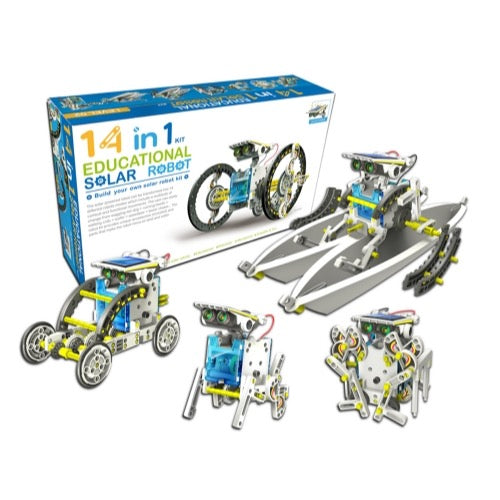 Johnco FS615 14 in 1 Educational Solar Robot – Metro Hobbies