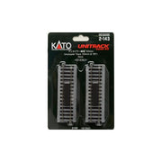 Kato 02-143 HO Straight Track with Magnetic Uncoupler 123mm 2 Pack